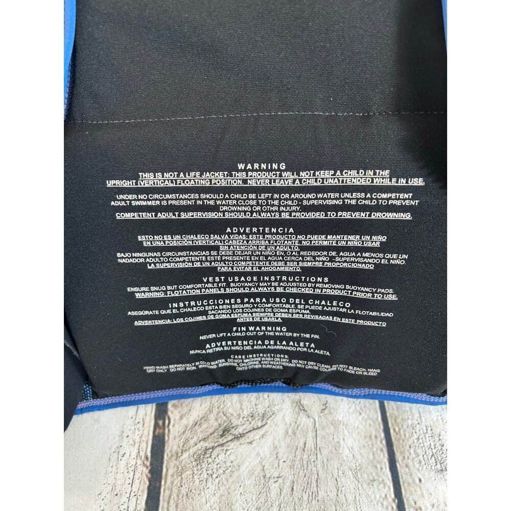 OPA COVE Unisex Toddler Sea Squirt Swim Assist Vest / Size: Small - Picture 5 of 5